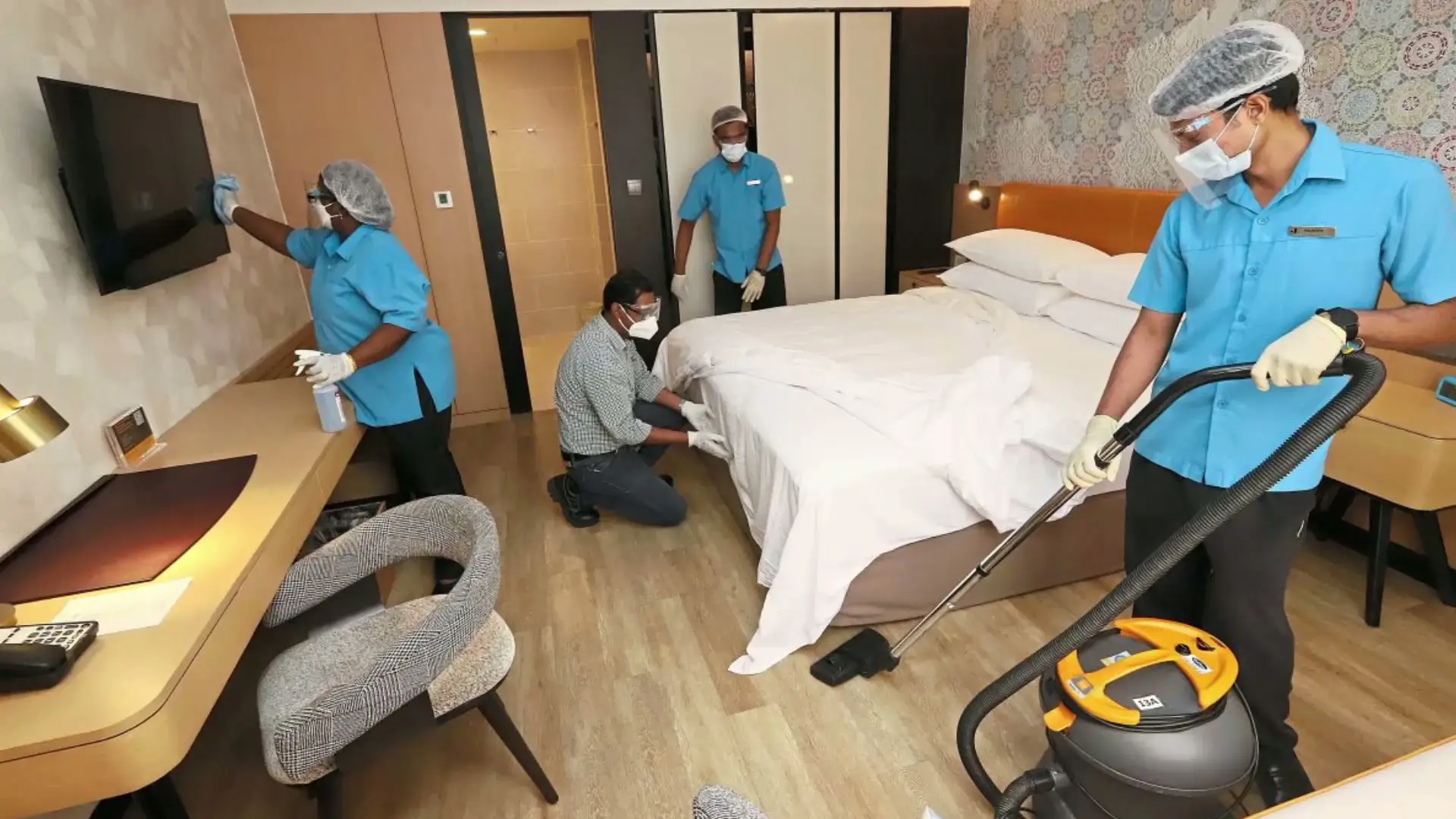 Prepared workers in an accommodation workplace