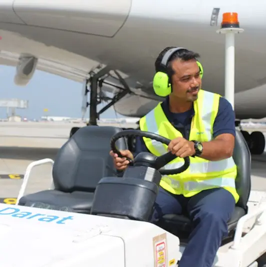 Aviation work supported by Power Japan