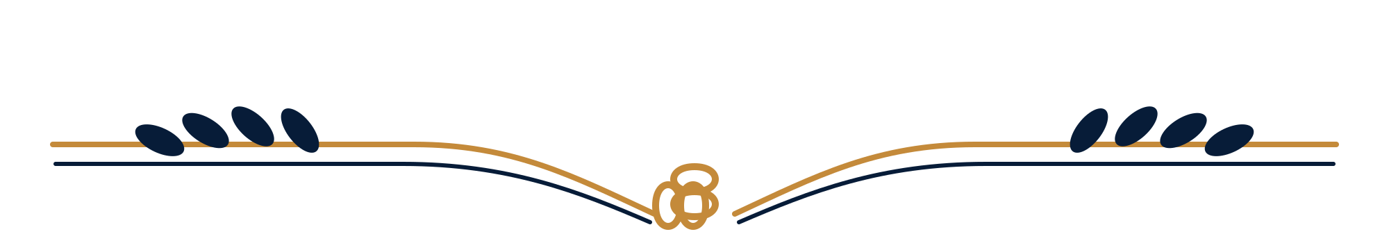 Decorative laurel and connection ornament