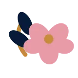 Sakura and laurel bullet symbol